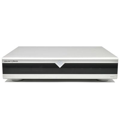 Gustard X26III Full Balanced Streamer DAC Preamp, Dual ES9039SPRO DSD512 PCM768kHz Decoder, USB/LAN/Optic/Coaxial/AES/IIS/Clock inputs to RCA/RCA Digital-Analog Converter (Silver)