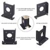 YLHHWVY Pergola Brackets 4x4 Post Base 4Pcs Adjustable Pergola Brackets Wood Fence Post Anchor Heavy Duty Deck Post Base for Deck Supports Porch Railing Post Holders view 4