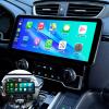 12.3" Car Stereo for Honda CRV 2017-20228Core 4+64G Wireless Carplay Android Auto,1920 * 720P IPS Touch Screen Radio,Android13/GPS/WiFi/32EQ DSP/59UI/Bluetooth5.0/DAB/FM/SWC/Backup Camera view 2