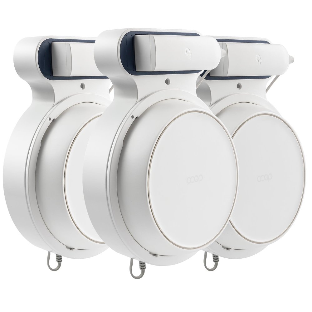PETIMETI Wall Mount Bracket for Deco BE23/BE25/BE3600/BE5000 WiFi 7 Mesh System, Space Saving Wall Mount Holder with Cord Management, Easy to Install and Moved (3 Pack)
