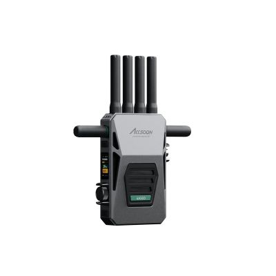 Accsoon CineView Master 4K Wireless Video Transmission System HDMI SDI Transmitter Receiver 4K60 Tri-Band 25ms Latency 8202 ft Range 1 Wired+4 App Monitoring, Pair CineView SE 4K/M7 Pro (1RX)