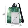 ALAZA Green Marble W/Gold Line Backpack Purse for Women Anti Theft Fashion Back Pack Shoulder Bag view 3