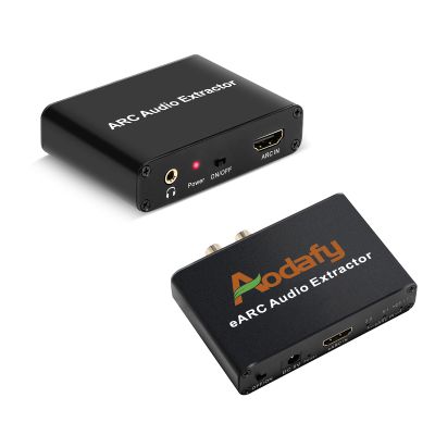 ARC & eARC Audio Extractor Bundle HDMI ARC and eARC Audio Extractors for Optical, Coaxial, RCA, 3.5mm Outputs & 7.1CH HDMI Audio Out