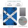 Amoewccr Dark Grunge Texture Scotland Flag Case for Air 1/2 9.7Inch Case iPad Pro/Air 3 10.5inch Case iPad 10th Gen Case with Pencil Holder Auto Wake Sleep Cover view 2