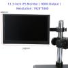 Lab Microscope Accessories Industrial Digital Video Electron Microscope 10.1-inch 11.6-ich 13.3-inch Display(13.3-inch,Without Hanging Rod) view 2