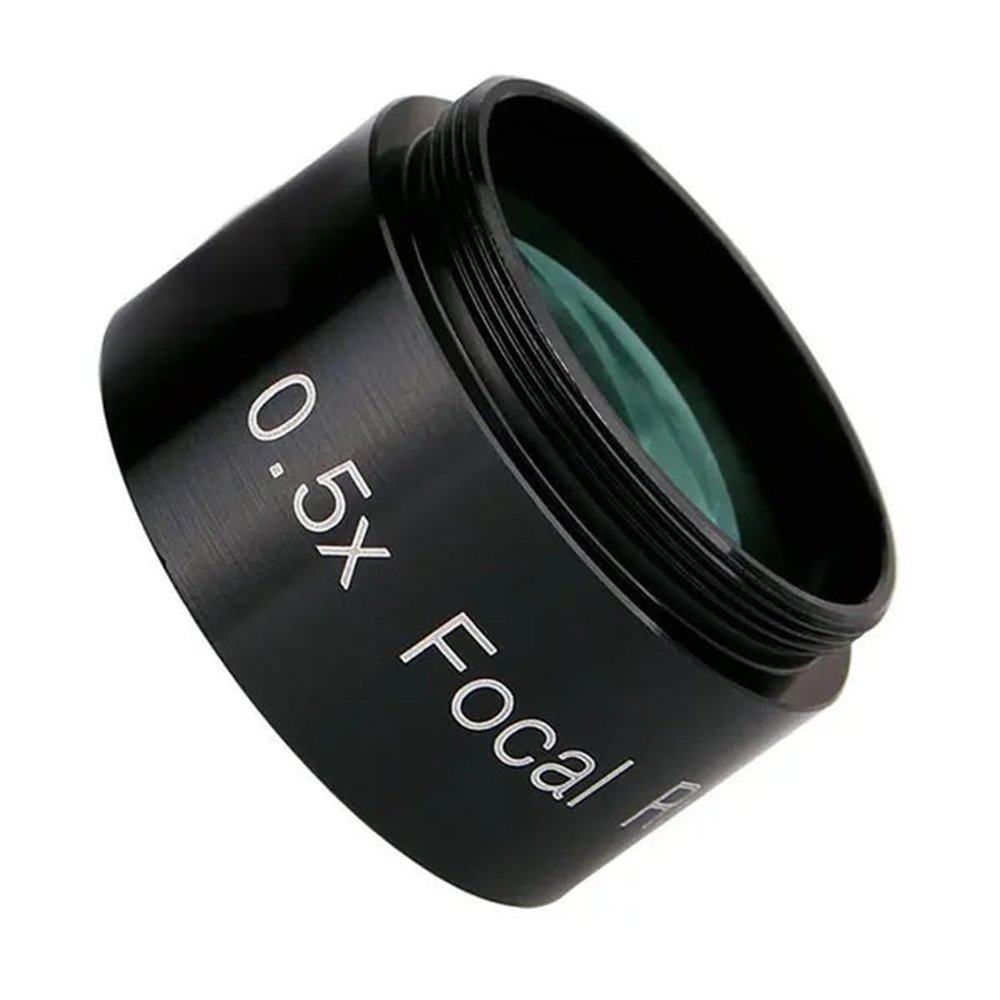 0.5X Reducer Lens M28.5x0.6 Multi-Coated Green for Telescope Eyepiece 1.25" Astronomical Telescope Accessories