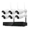 XMARTO Wireless Security Camera System 10CH 6PC 2K Wireless Security IP Camera System(Built-in Router, Plug N Play, Mobile View, Night Vision, Built-in Audio Mic) view 1