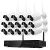 XMARTO Wireless Security Camera System 16CH Wi-Fi 6 14PC 2K Wireless Security IP Camera System(Built-in Router, Plug N Play, Mobile View, Night Vision, Built-in Audio Mic) view 1