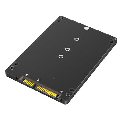 JMT M.2 NGFF B+M Key to 2.5Inch SATA 3.0 Adapter 6Gbps with 7mm Plastic Case for 2230 2242 2260 2280 SATA SSD