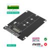JMT M.2 NGFF B+M Key to 2.5Inch SATA 3.0 Adapter 6Gbps with 7mm Plastic Case for 2230 2242 2260 2280 SATA SSD view 2