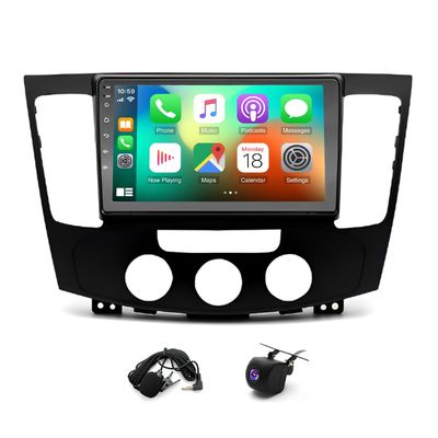 2+32G 9 Inch Vehicle Navigation for Ford Conqueror 2007-2014, Featuring Touch Screen with Android 13 CarPlay and Android Auto, GPS Navi/WiFi/Bluetooth/DSP/FM Radio/SWC, AHD Backup Camera MICR