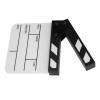 Mini Acrylic Director Scene Clapperboard, Lightweight Action Board with Magnet Inside, for Shoot Props, Advertisement, Home Decoration (Black and White whiteboard PAV1BWE3S) view 2