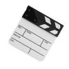 Mini Acrylic Director Scene Clapperboard, Lightweight Action Board with Magnet Inside, for Shoot Props, Advertisement, Home Decoration (Black and White whiteboard PAV1BWE3S) view 3