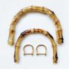 Handbag Handles U-Shape Imitation Handle/Metal Link Buckle Set for Lady Purse Bags Accessories,Plastic view 4