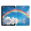 Case for Kindle Paperwhite 12th Gen and Kindle Colorsoft Signature Edition (2024 Release), Lightweight Protective Cover PU Leather Case with Auto Wake/Sleep - Rainbow Clouds Sky view 1