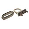 BOGEEL Metal Clasp Turn Lock Twist Locks for Handbag Craft Bag Purse Hardware,Metal view 2