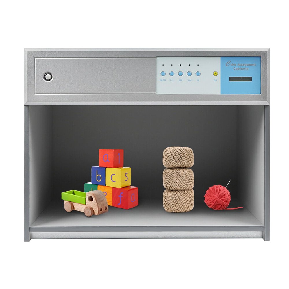 TITIDU Color Matching Box Color Assessment Cabinet 4 Light Sources Light Box 110V, Full Computer Control Light Switch Touch Free Button