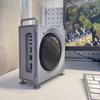 3D Printed Chassis for Mac mini M4/M4 Pro 2024, 3D Printed Carrying Case Dustproof Vertical Stand Protective Cover for Mac mini M4/M4 Pro 2024(Sliver) view 1