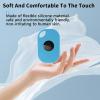 4pack Case for Tile by Life360 Pro (2024),Silicone Protective Cover(with Carabiner + Lanyard) Drop-Proof,Scratch-Proof,Shock-Proof,Protective Case for Tile Pro 2024 RE-61011Fluorescent Blue view 4