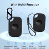 NOUKAJU 4pack Case for Tile by Life360 Pro (2024),Silicone Protective Cover(with Carabiner + Lanyard) Drop-Proof,Scratch-Proof,Shock-Proof,Dust-Proof,Protective Case for Tile Pro 2024 RE-61011(Black) view 2