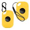 2pack Case for Tile by Life360 Pro (2024),Silicone Protective Cover(with Carabiner + Lanyard)Drop-Proof,Scratch-Proof,Shock-Proof,Dust-Proof,Protective Case for Tile Pro 2024 RE-61011(Yellow) view 1