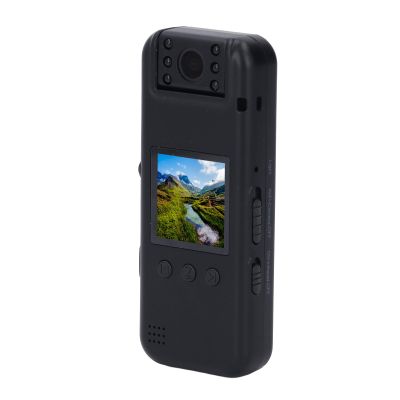 Zopsc Body Worn Camera, 2304 * 1296P 1.3inch Back Clip Magnetic Portable Camera with 180 Degree Rotatable Lens.