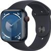 Apple Watch Series 9 (GPS + LTE) 45MM Midnight Aluminum Case Black Sport Band (Renewed Premium) view 1