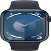 Apple Watch Series 9 (GPS + LTE) 45MM Midnight Aluminum Case Black Sport Band (Renewed Premium) view 2