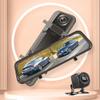 4K Rearview Mirror Driving Recorder ADAS Driving Assistance reversing Image Front and Rear Dual Recording WiFi Full Screen view 2