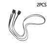 2 PCS Ryzen Wraith Prism Wraith Max Fan RGB Light Motherboard Control Sync Cable view 2