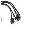 2 PCS Ryzen Wraith Prism Wraith Max Fan RGB Light Motherboard Control Sync Cable view 3