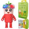 Sawolol Bluetooth Wireless Kids Speakers: A Dancing Swing Music Player Mini Speaker with TWS Pairing and RGB Light for Teenage Girl Trendy Stuff for Cute Room Decor (Red) view 1