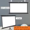 50 Inch 60 Inch 72 Inch Projector Screen With Stand, Portable Lightweight 4:3/16:9 Projector Screen, Adjustable Screen Height, Portable And Foldable Indoor Outdoor Projection Screen(White,4:3 72in) view 2