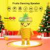 Sawolol Bluetooth Wireless Kids Speakers: A Dancing Swing Music Player Mini Speaker with TWS Pairing and RGB Light for Teenage Boys Trendy Stuff for Cute Room Decor (Yellow) view 2
