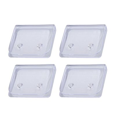 COYENRAT Shower Curtain Clips Multipurpose Shower Curtain Grippers with Strong Holders 4/8Piece No Drilling Required
