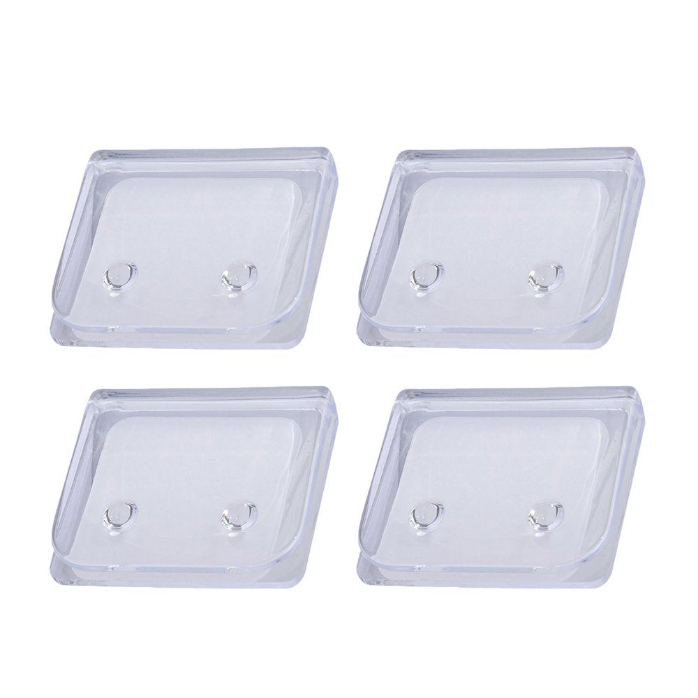 COYENRAT Shower Curtain Clips Multipurpose Shower Curtain Grippers with Strong Holders 4/8Piece No Drilling Required