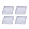 COYENRAT Shower Curtain Clips Multipurpose Shower Curtain Grippers with Strong Holders 4/8Piece No Drilling Required view 1