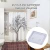 COYENRAT Shower Curtain Clips Multipurpose Shower Curtain Grippers with Strong Holders 4/8Piece No Drilling Required view 3