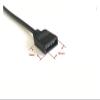 0.5M 1M 300CM 5M 3Pin 4Pin RGB RGBW Male to Male/Female to Female Extension Connector Cable with Needles(3Pin 0.3metre) view 4