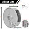 Dreamoon Lightweight Tie Wire Reel with Work Belt, 6.29 Aluminum Coil Holder Wheel, Rewindable Dispenser, Compatible 12-18 Gauge Wires, for Left or Right-Handed Operation view 2