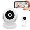 Indoor Security Camera, 2K HD 360 Degree Night Vision Camera, Wi Fi 2.4GHZ Home Camera with Motion Detection, Tracking for Pet Dog Cat Elder Camera with APP view 1