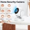 Indoor Security Camera, 2K HD 360 Degree Night Vision Camera, Wi Fi 2.4GHZ Home Camera with Motion Detection, Tracking for Pet Dog Cat Elder Camera with APP view 2