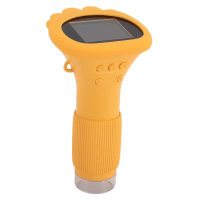 Microscope for Adults Kids, Portable 1000X Illuminated Jewelers Loupe, Handheld Digital Microscope with 2 Screen, 8 LED Lights for Collectors, Trichome Magnifying Glass