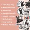 10pcs Brindle Scottish Terrier Sticker Sheet, Funny Vinyl for Animal Lovers, Pet Owners, Dog Moms and Dads, Waterproof, UV-Resistant, for Laptop, Water Bottle, Crate, Journal, Phone Case, Notebook view 4