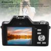 4K Digital Camera, 20X Zoom Video Camera Camcorder Auto Focus with 2.88 Inch LCD Display, 58MP Portable Selfie Vlog Camera for Photography Live Streaming (Black) view 3