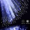48 PCS White Glow Fiber Wands Sticks LED Light Wands 3 Modes Flashing Fiber Optic Light Rod Bulk Fiber Optic Wands for Wedding July 4th Halloween Christmas view 3
