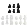 COPLKY Replacement Triple Flange Ear Tips Earbuds Silicone for in Ear Headphones in-Ear Hole 4.0mm view 3