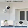 FOSCAM 3K 5MP Security Camera Indoor, 2.4g & 5g WiFi Magnetic Mini Dog/Cat/Pet/Baby Camera, Smart Motion Detection, 20X Zoom, 2-Way Audio, Night Vision, Home Monitor Compatible with Alexa & Google view 3