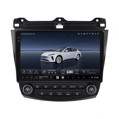 MekedeTech DUDUAUTO DUDU7 2K 2000X1200 Touch Screen 9.5 inch Car Radio Stereo Intelligent Navigation Head Unit Dash Kit for Honda Accord 7th 2003 2004 2005 2006 2007,6G RAM 64G ROM