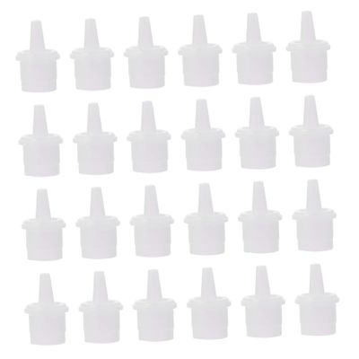 100pcs Extension Glue Replacement Nozzle Caps Bottle Mouth for Easy Application and Prevention of Clogging Compatible with Eyelash Glue Bottles